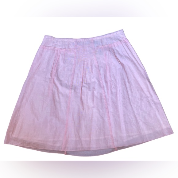 NEW Eddie Bauer Pink Gauze Cotton Preppy Gorpcore Modest Classic Normcore Skirt - Picture 4 of 5